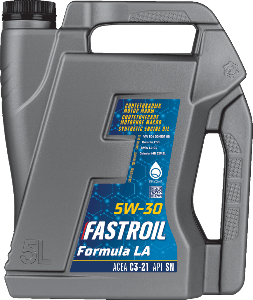 Fastroil Formula LA 5W-30 упаковка 5 литров