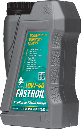 Fastroil EcoForce F1100 Diesel - 10W-40 - 3