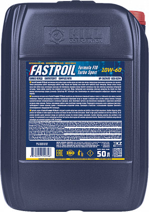 Fastroil Formula F10 Turbo Sport – 10W-60 - 1
