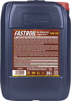 Fastroil Gas Medium Ash Engine oil 1,0 SAE 40 - 1