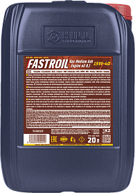 Fastroil Gas Medium Ash Engine oil 1,0 SAE 15W-40